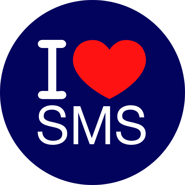 I love sms logo